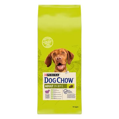 Dog Chow Adult borrego ração para cães